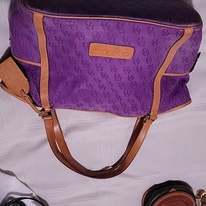 Purple dooney and bourke satchel